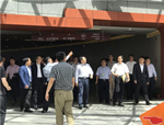 西安市委書記王永康一行考察灞橋區堡子村立交景觀提升項目
